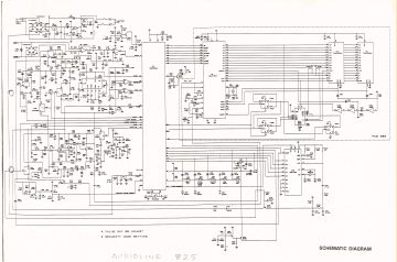 Audioline 825 schematic circuit diagram